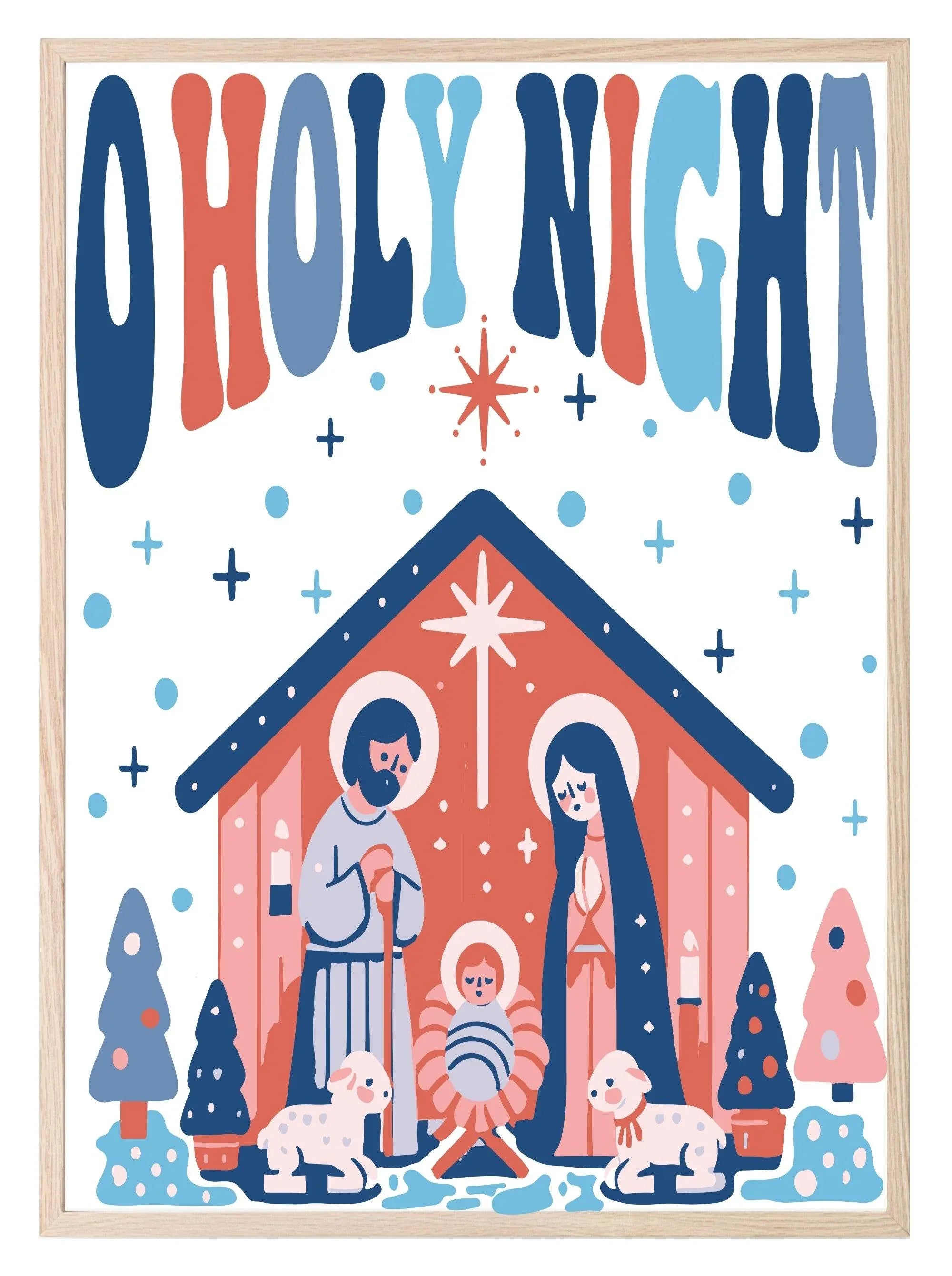 O Holy Night Print | Christmas Art - Larosier Prints