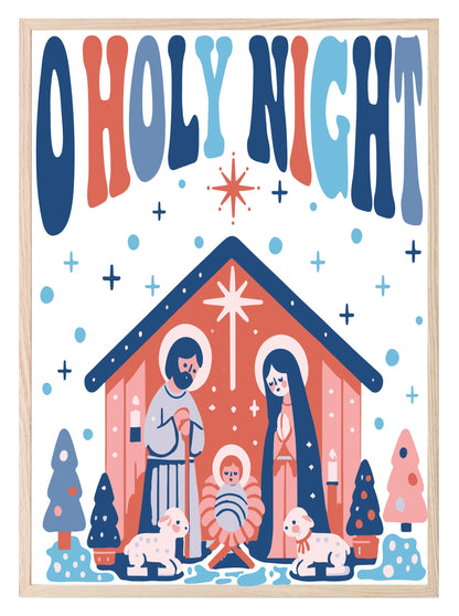 O Holy Night Print | Christmas Art