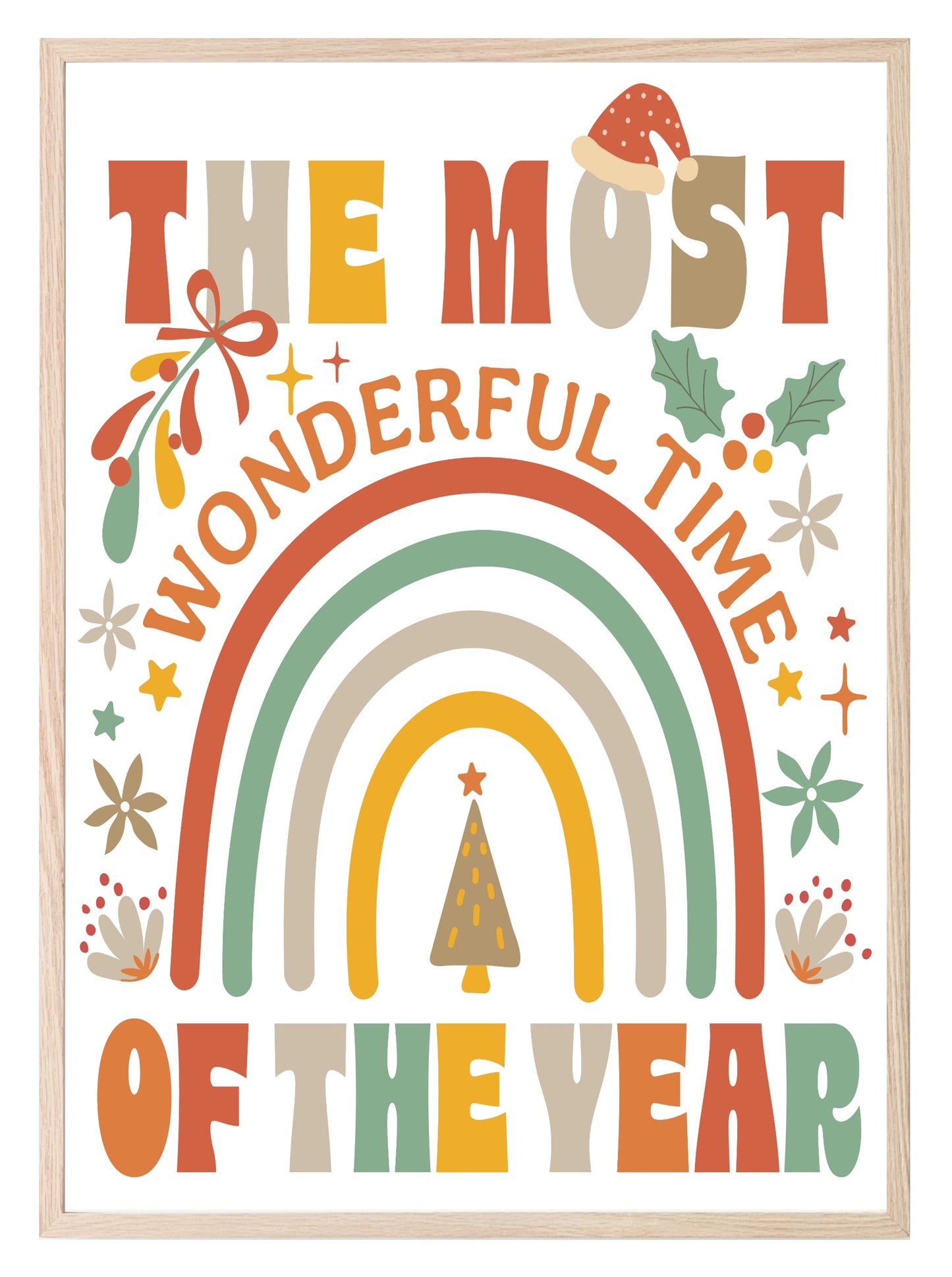 The Most Wonderful Time Of The Year Print | Christmas Art