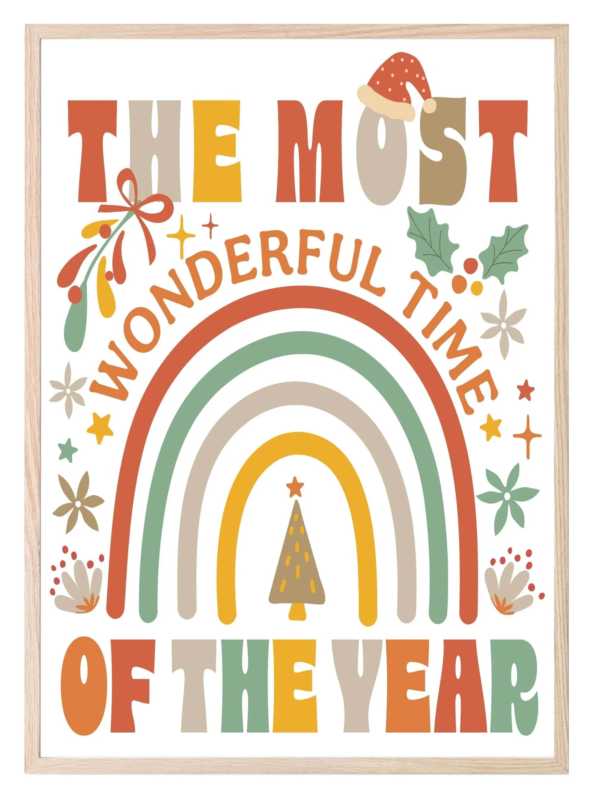 The Most Wonderful Time Of The Year Print | Christmas Art - Larosier Prints