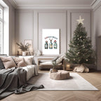 GINgle Bells Print | Christmas Wall Art - Larosier Prints