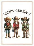 The Nutcrackers What's Crackin Print | Christmas Wall Art - Larosier Prints