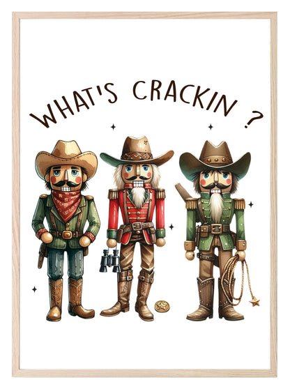 The Nutcrackers What's Crackin Print | Christmas Wall Art