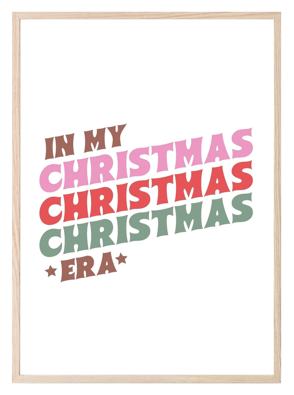 In My Christmas Era Print | Christmas Art - Larosier Prints