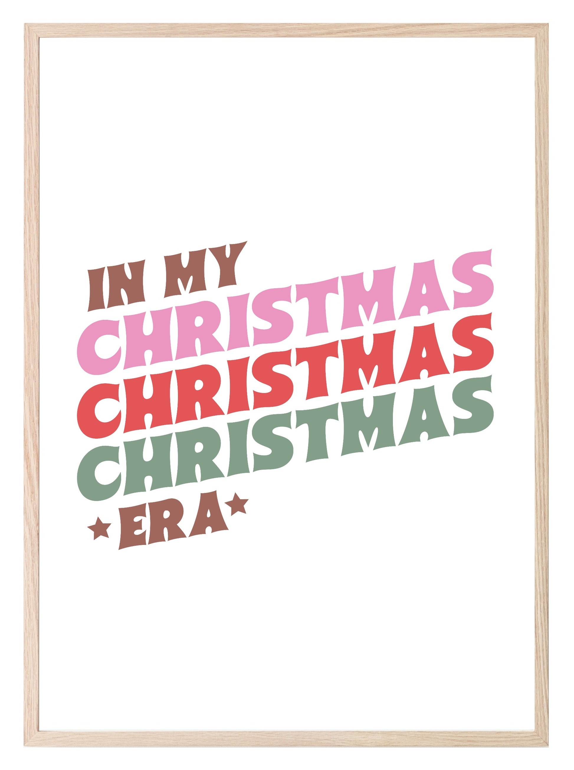 In My Christmas Era Print | Christmas Art