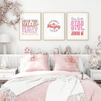 Dear Santa, Stop Judging Me Print | Christmas Art - Larosier Prints