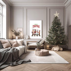 Merry Christmas Print | Abbey Road Inspired Wall Art - Larosier Prints