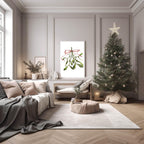 Mistletoe Print | Christmas Wall Art - Larosier Prints