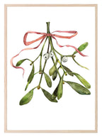 Mistletoe Print | Christmas Wall Art - Larosier Prints
