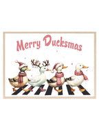 Merry Ducksmas Print | Abbey Road Inspired Wall Art - Larosier Prints