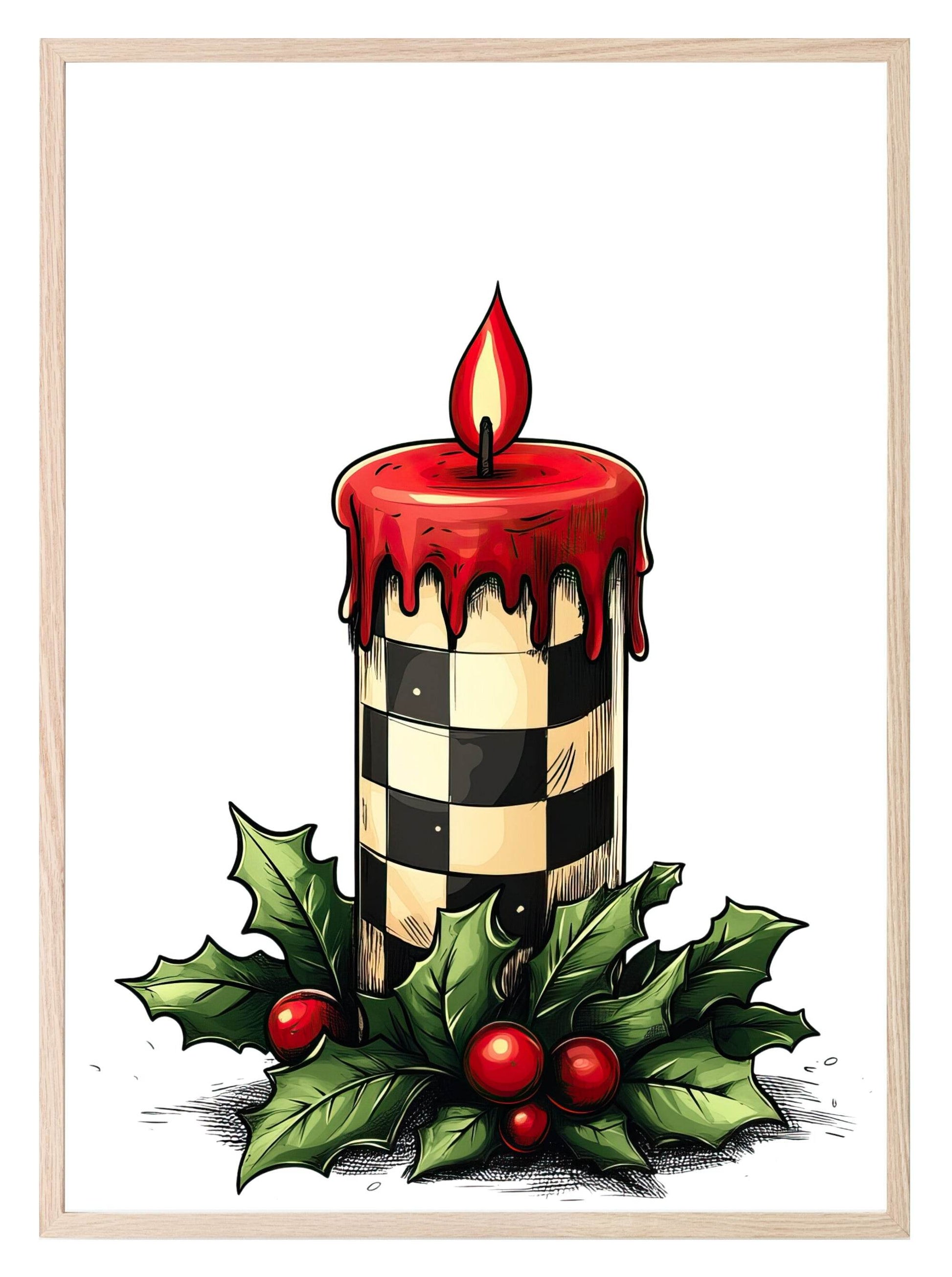 Black & White Christmas Collection | Festive Wall Art
