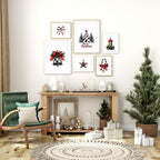 Black & White Christmas Collection | Festive Wall Art - Larosier Prints