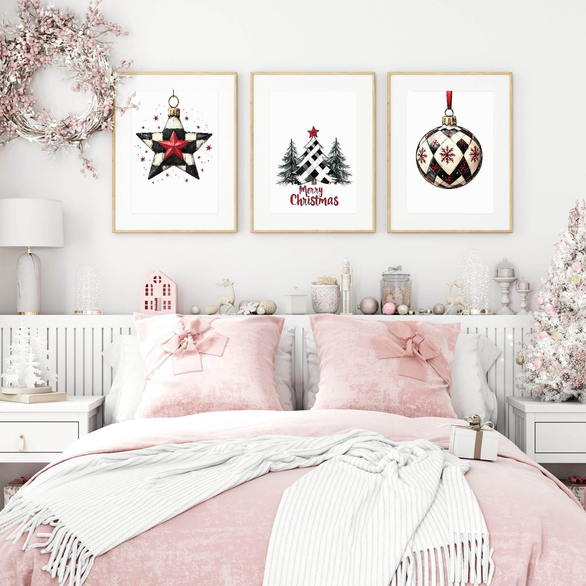 Black & White Christmas Collection | Festive Wall Art - Larosier Prints