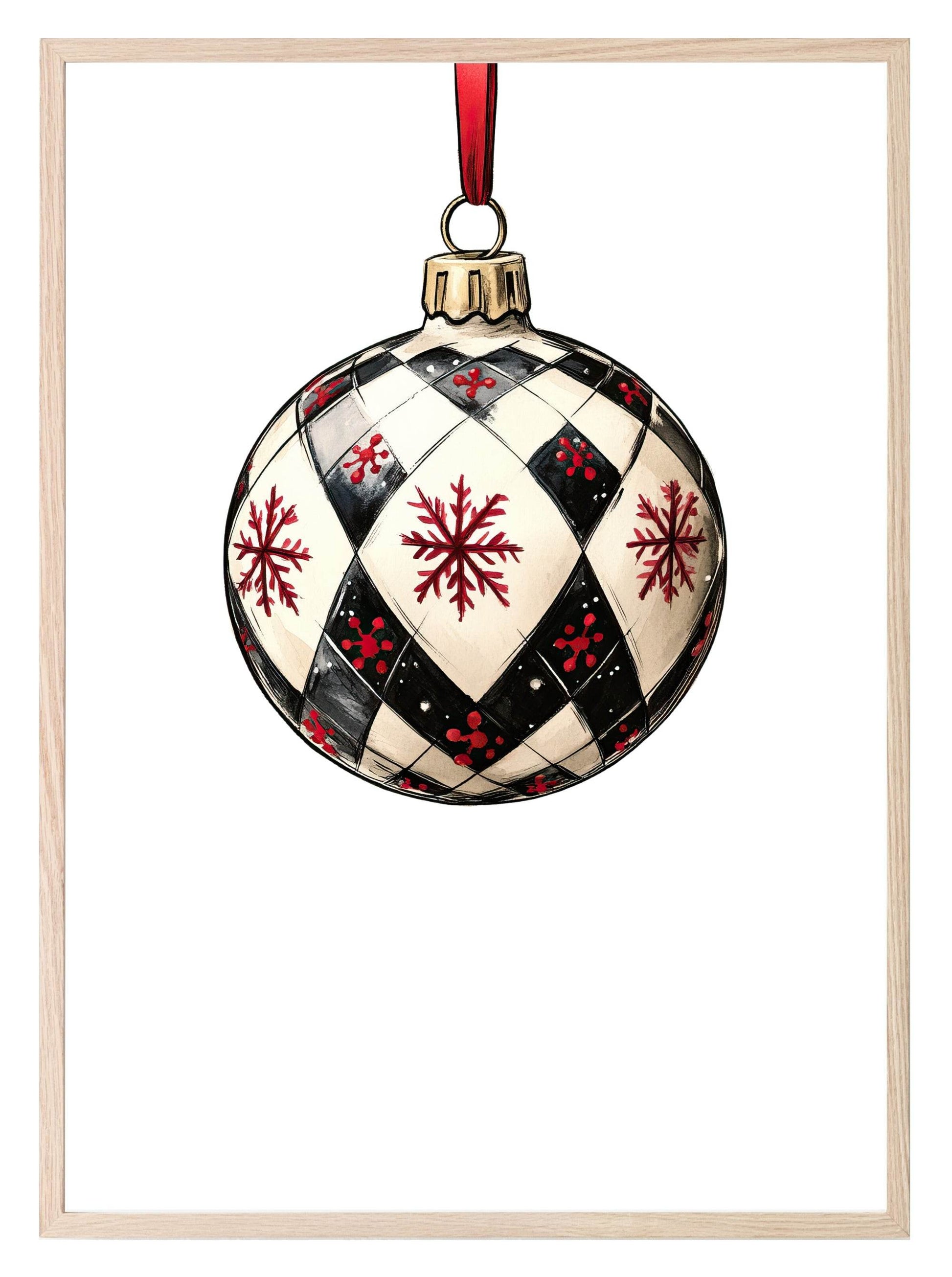 Black & White Christmas Collection | Festive Wall Art
