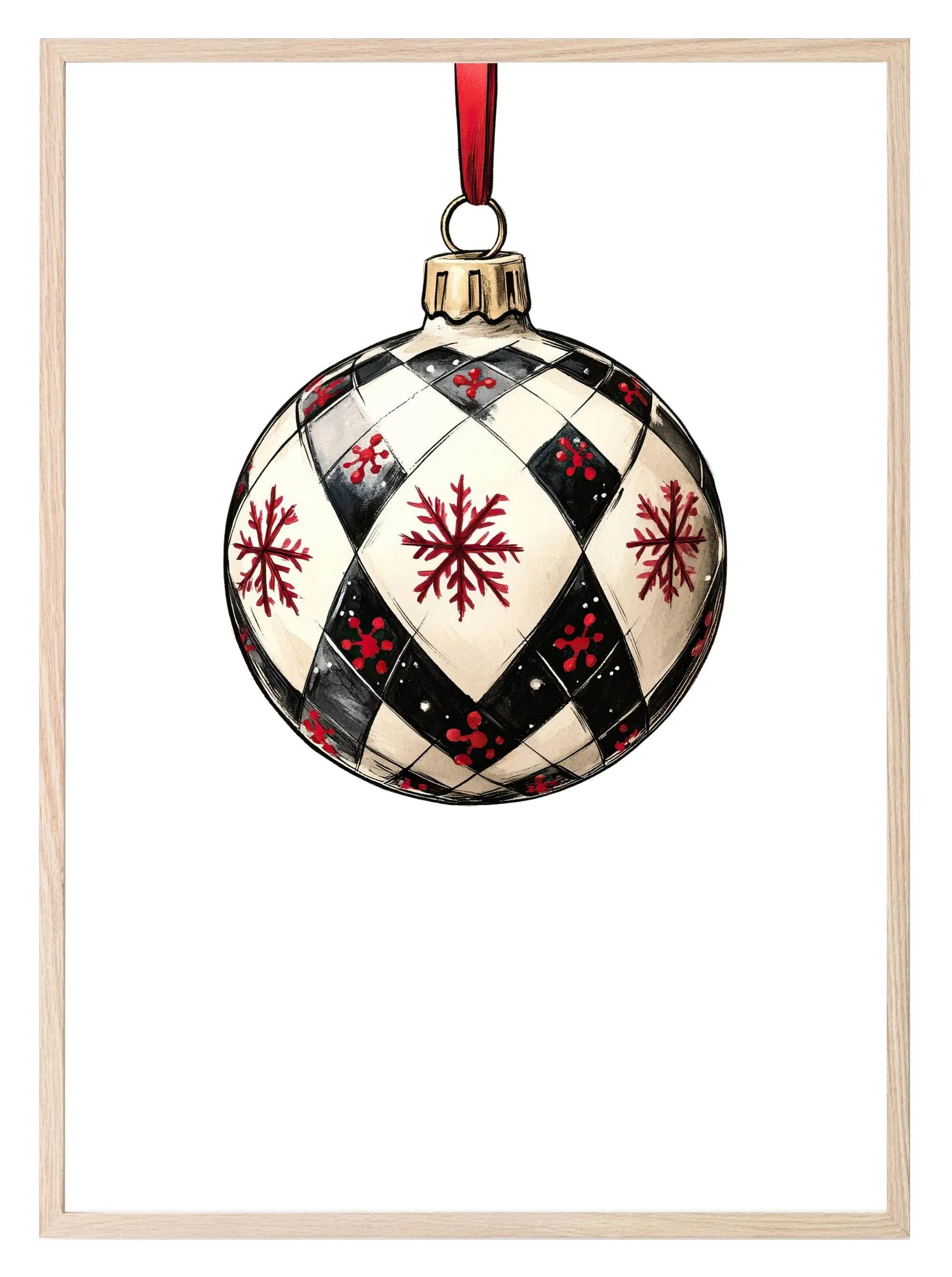 Black & White Christmas Collection | Festive Wall Art - Larosier Prints