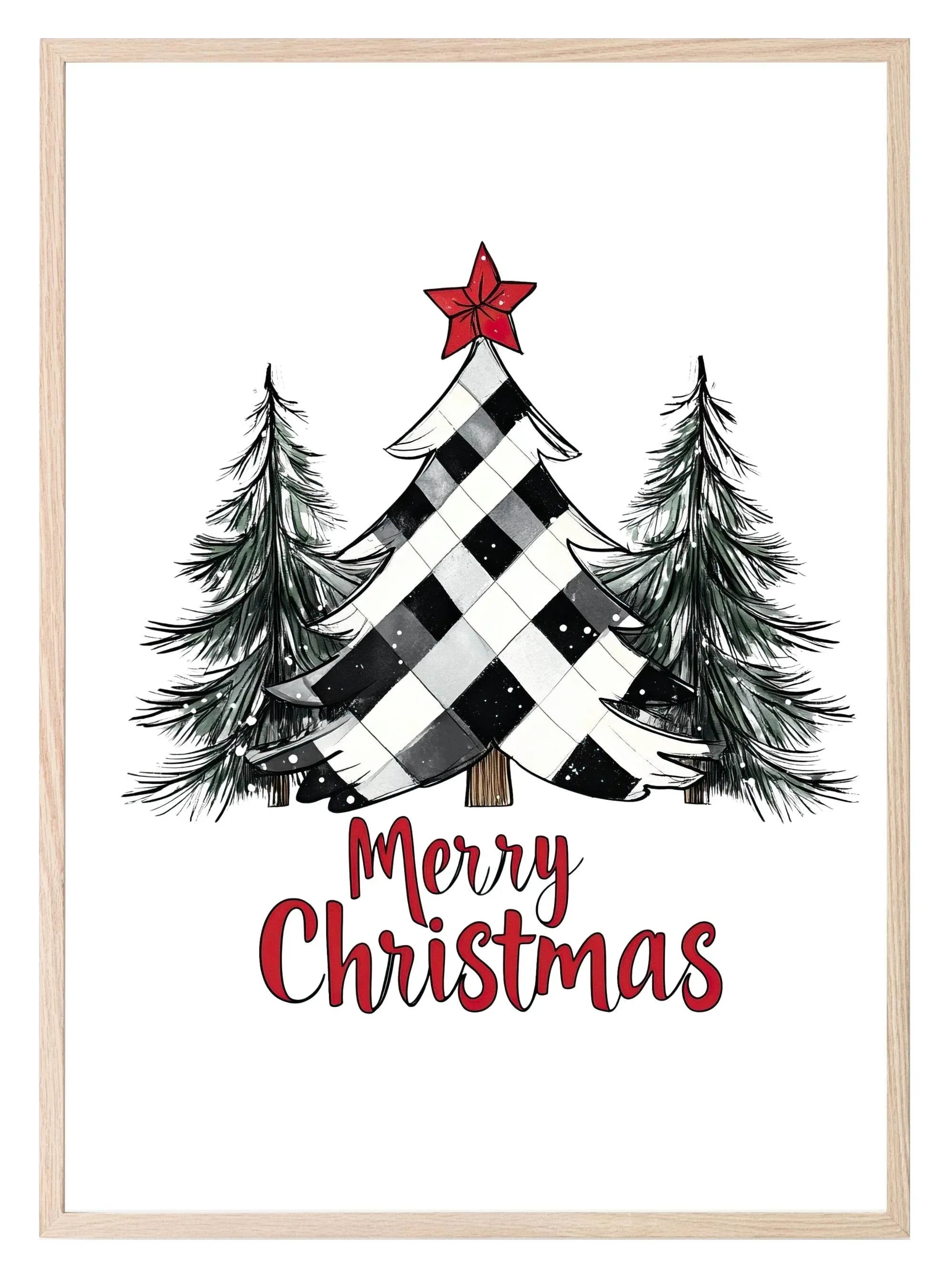 Black & White Christmas Collection | Festive Wall Art - Larosier Prints