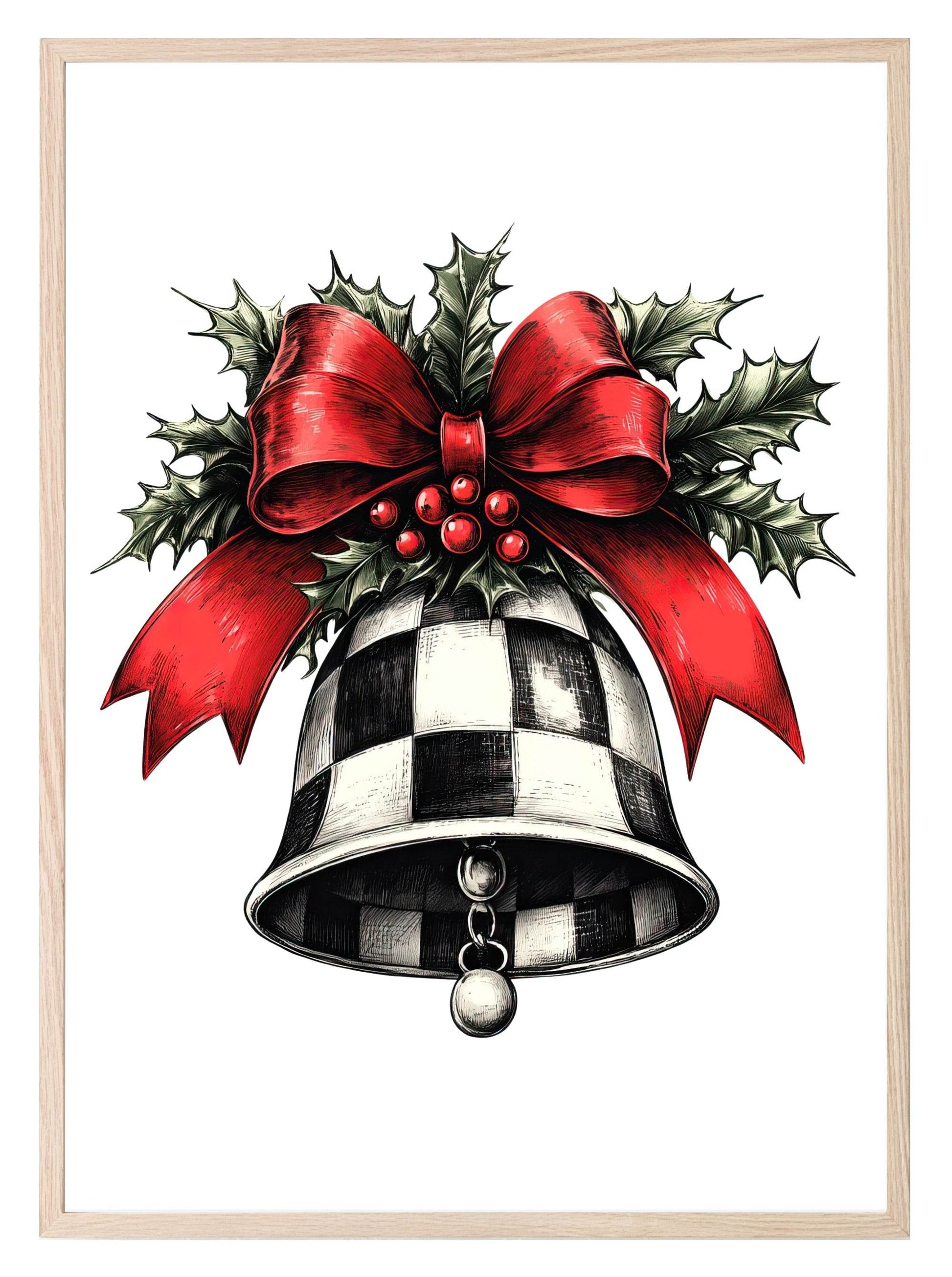 Black & White Christmas Collection | Festive Wall Art
