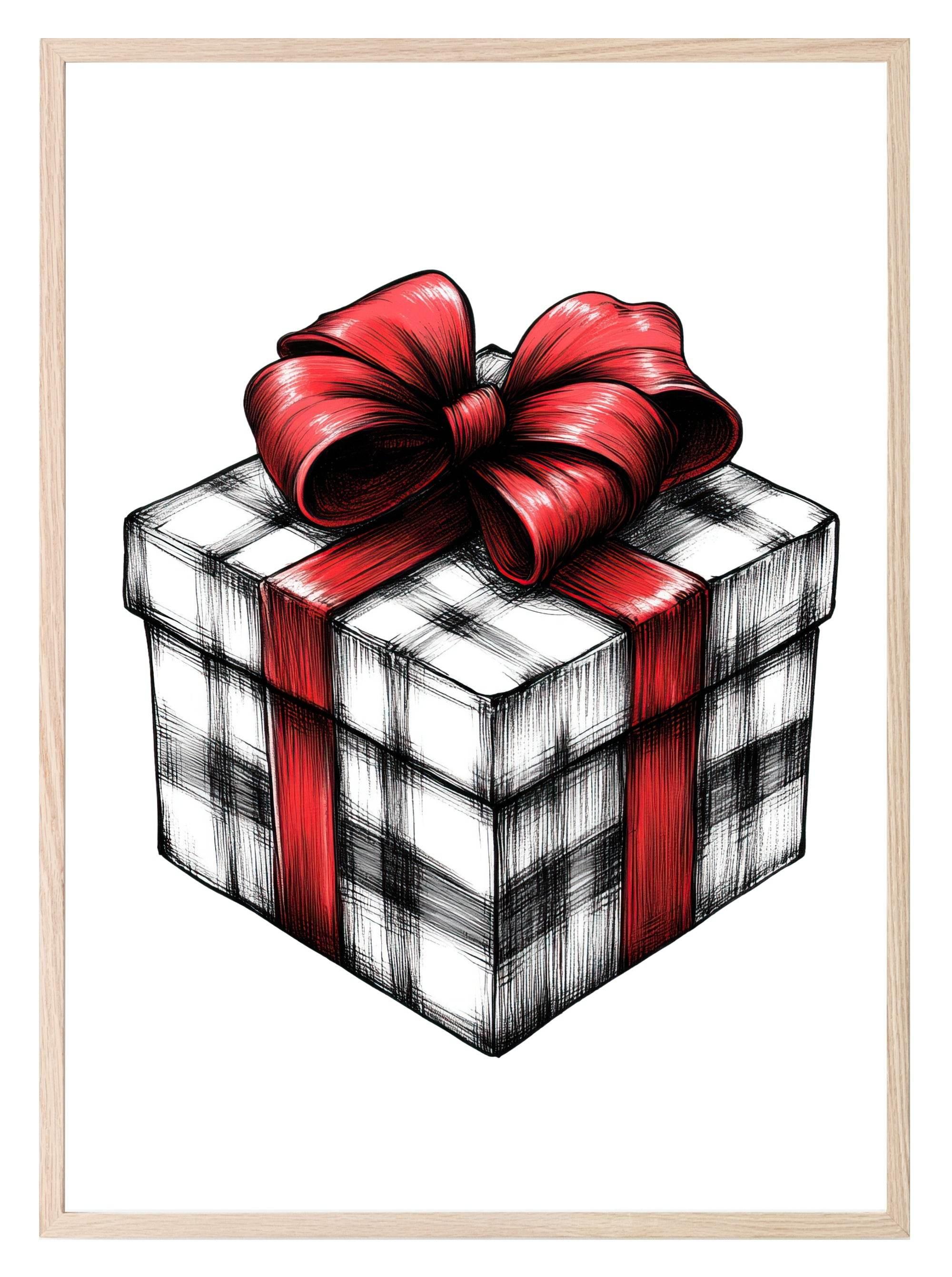 Black & White Christmas Collection | Festive Wall Art - Larosier Prints