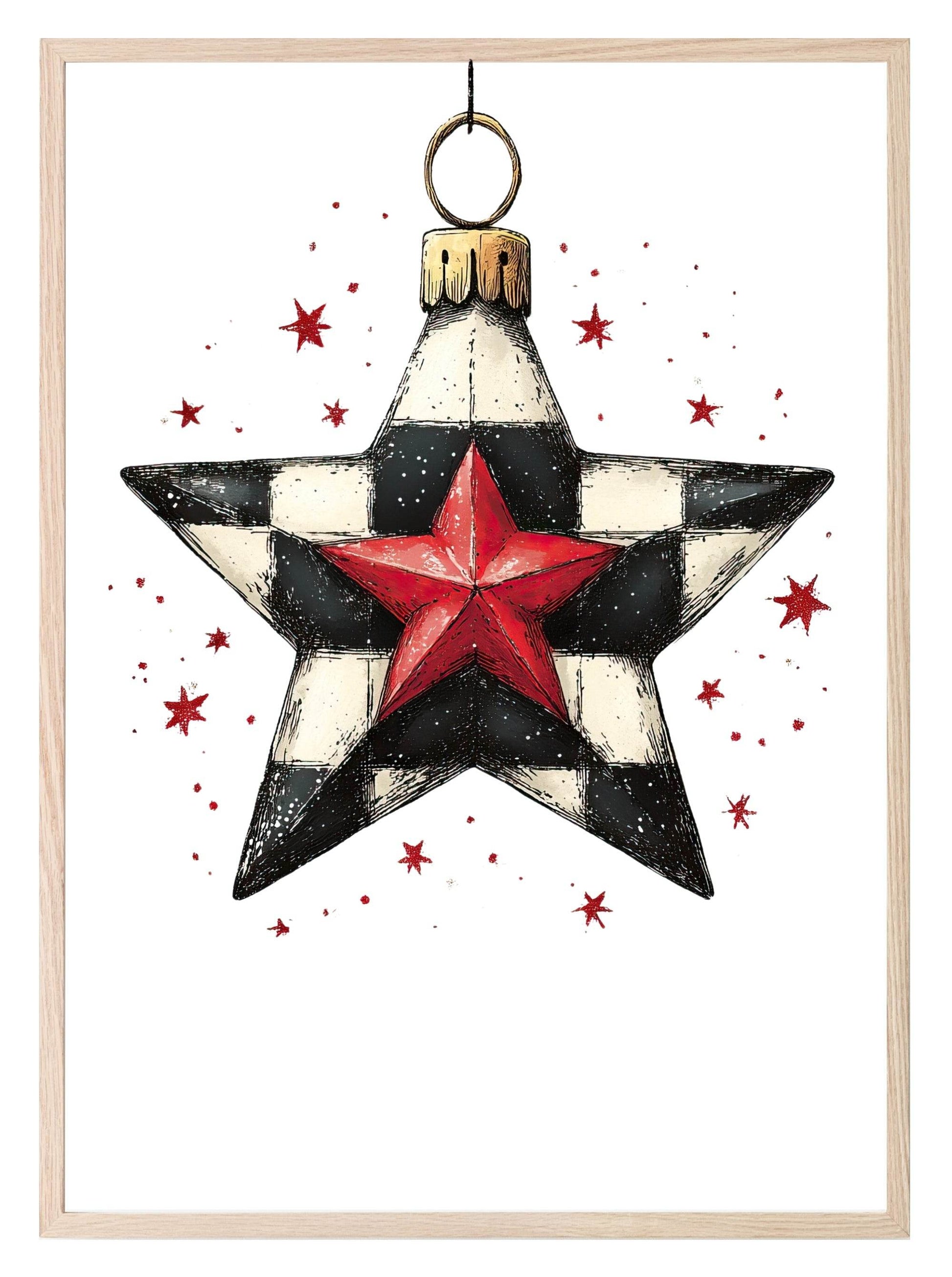 Black & White Christmas Collection | Festive Wall Art