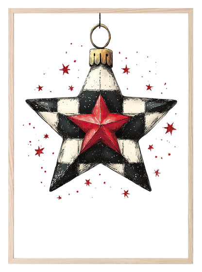 Black & White Christmas Collection | Festive Wall Art