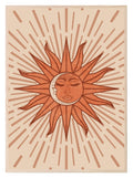 Sun & Moon Abstract Print | Celestial Wall Art - Larosier Prints