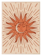 Sun & Moon Abstract Print | Celestial Wall Art - Larosier Prints