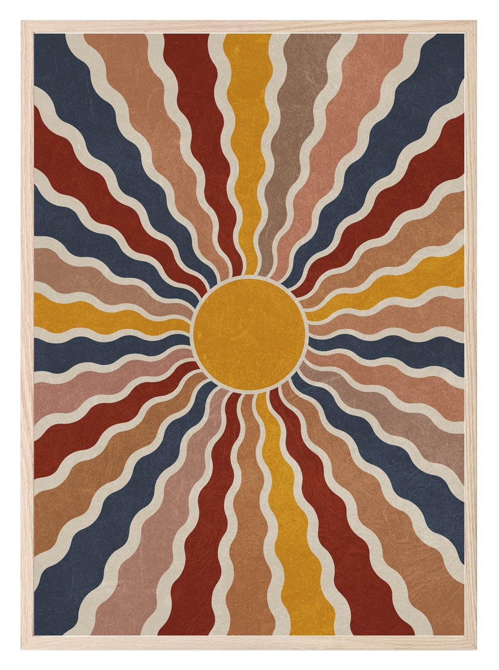 Abstract Sun Print | Celestial Wall Art - Larosier Prints