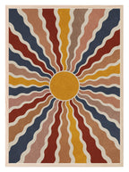 Abstract Sun Print | Celestial Wall Art - Larosier Prints