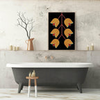Abstract Tulips Print | Floral Wall Art - Larosier Prints