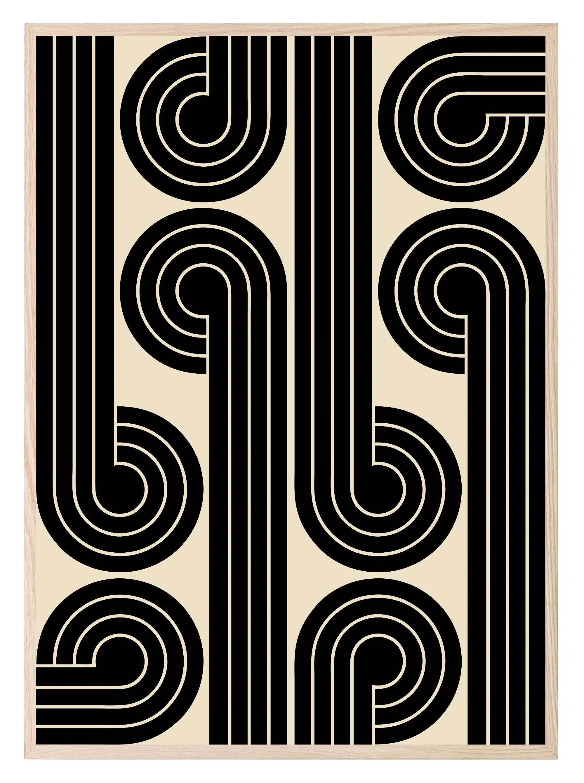Mid-Century Modern Art Print | Abstract Wall Art - Larosier Prints