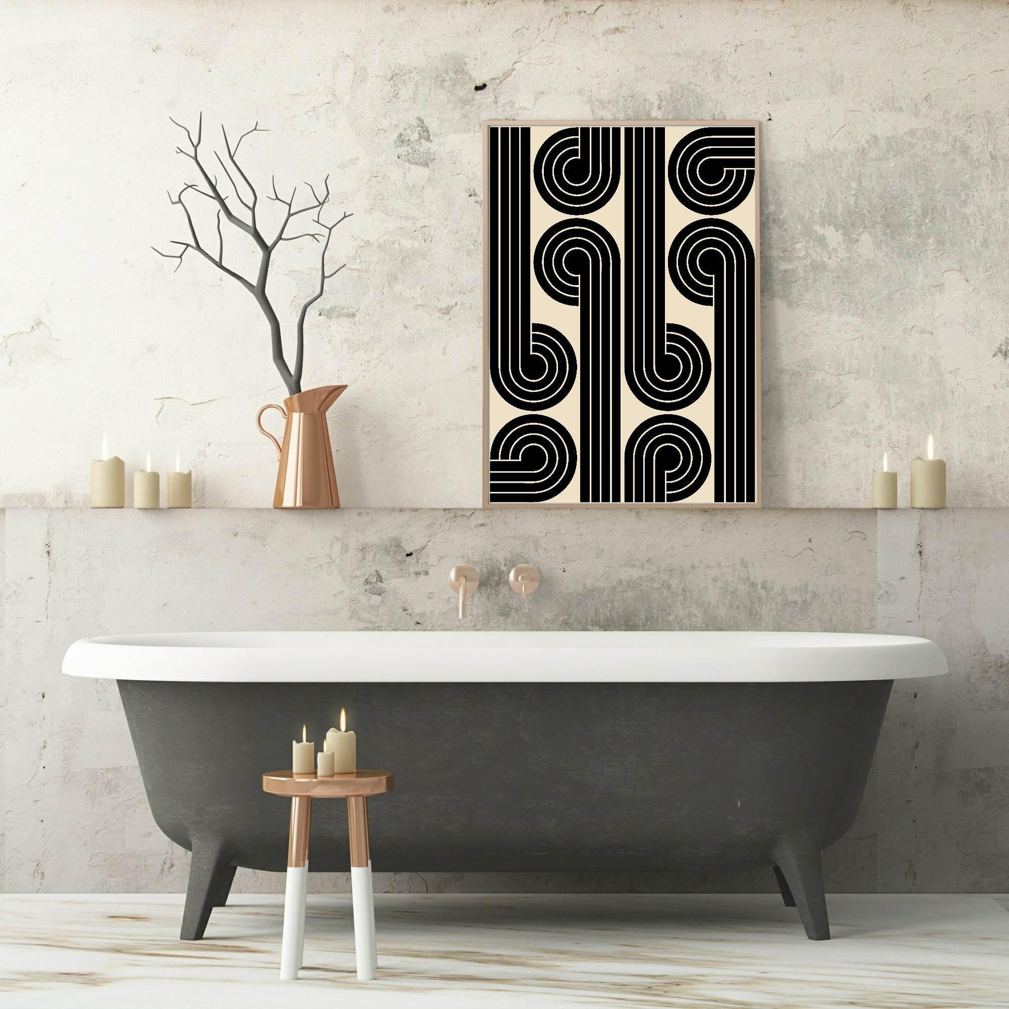 Mid-Century Modern Art Print | Abstract Wall Art - Larosier Prints