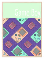 Retro Game Boy Print | Gamer Handheld | Gaming Wall Art - Larosier Prints