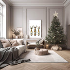 Reinbeer Print | Beer Bottles | Funny Christmas Wall Art - Larosier Prints