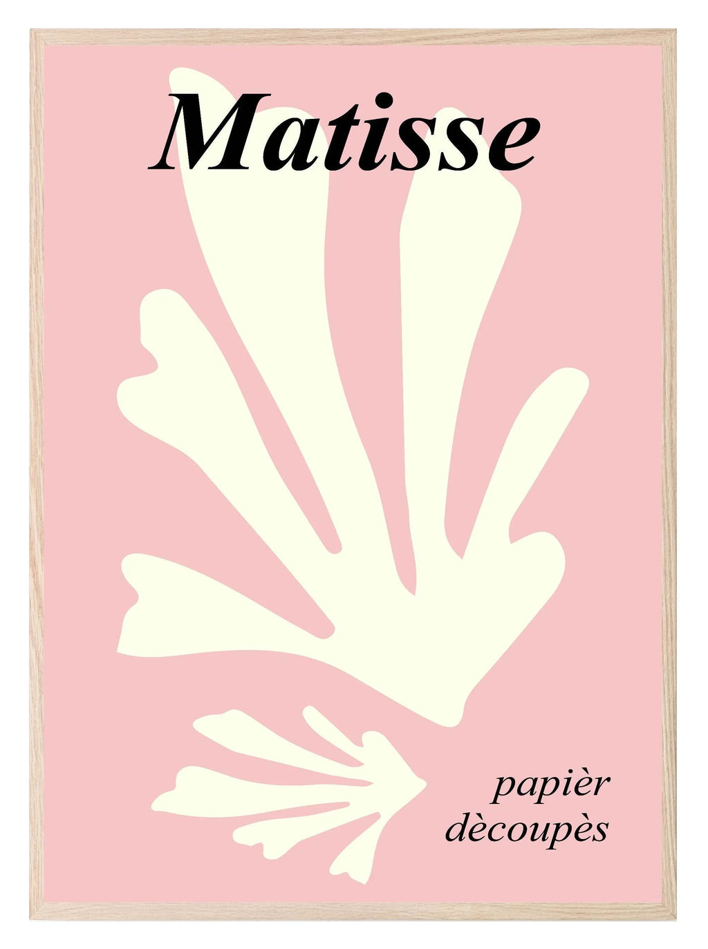 Pink Matisse Print | Abstract | Henri Matisse Inspired Wall Art - Larosier Prints