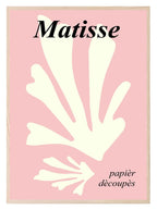 Pink Matisse Print | Abstract | Henri Matisse Inspired Wall Art - Larosier Prints