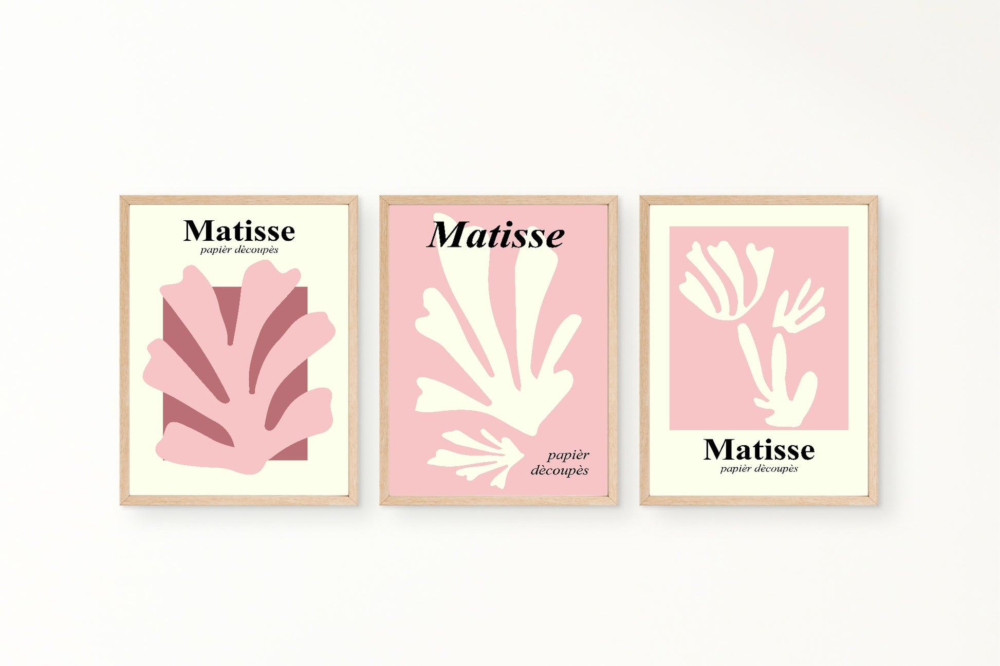 Pink Matisse Print | Abstract | Henri Matisse Inspired Wall Art