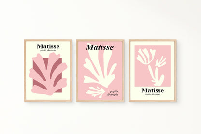 Pink Matisse Print | Abstract | Henri Matisse Inspired Wall Art