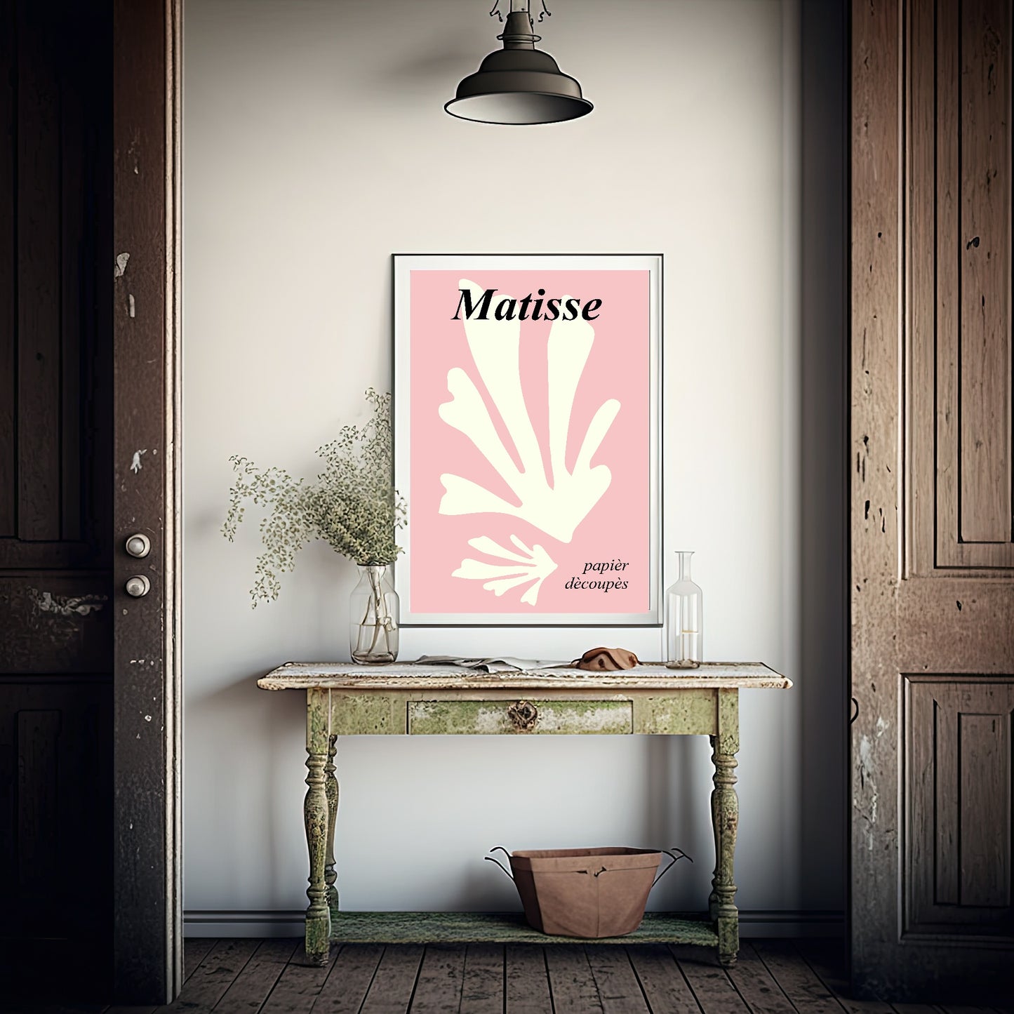 Pink Matisse Print | Abstract | Henri Matisse Inspired Wall Art