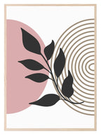 Floral Pink Print | Abstract Wall Art - Larosier Prints