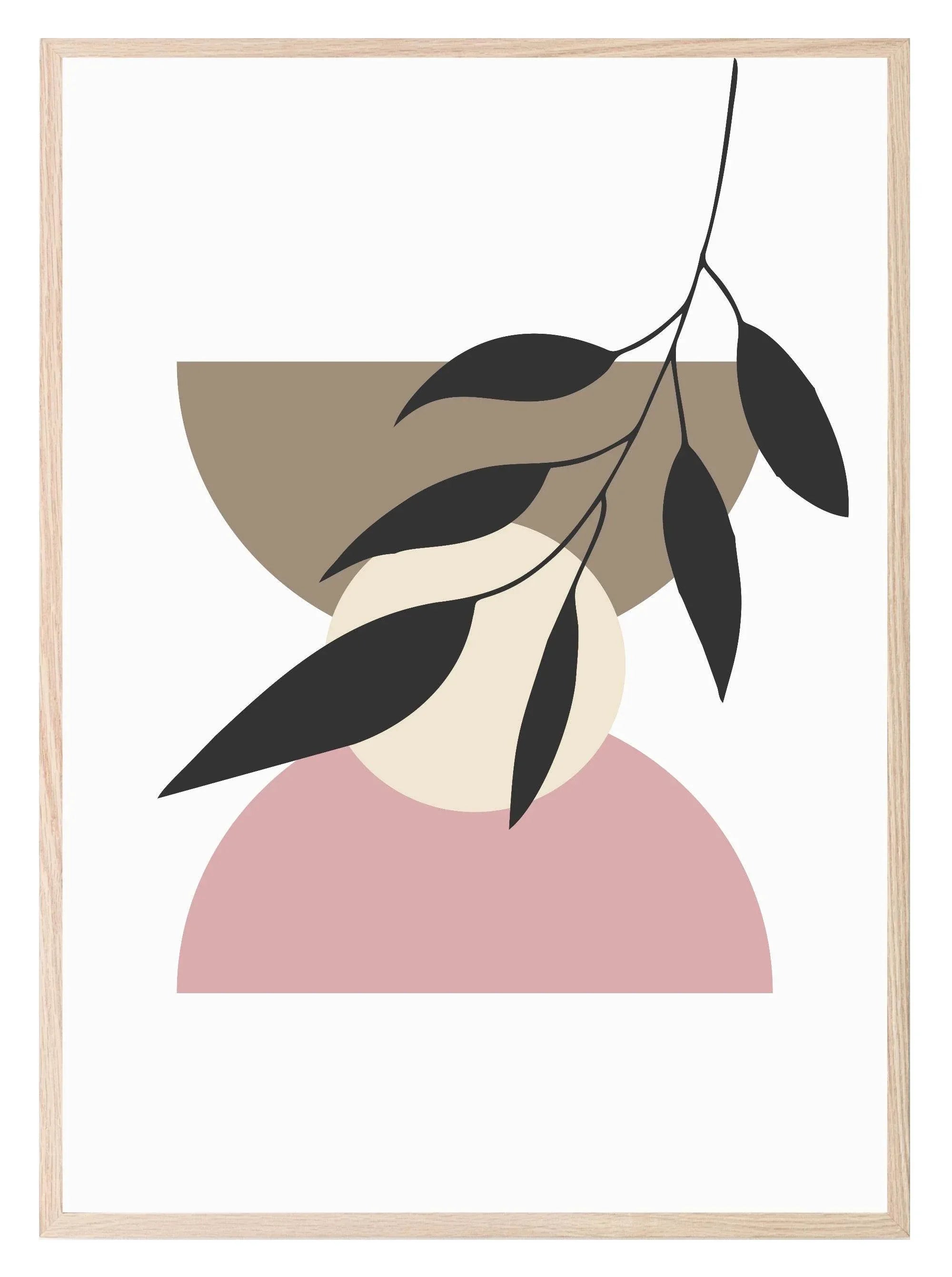 Pink Abstract Print | Floral | Coquette Wall Art - Larosier Prints