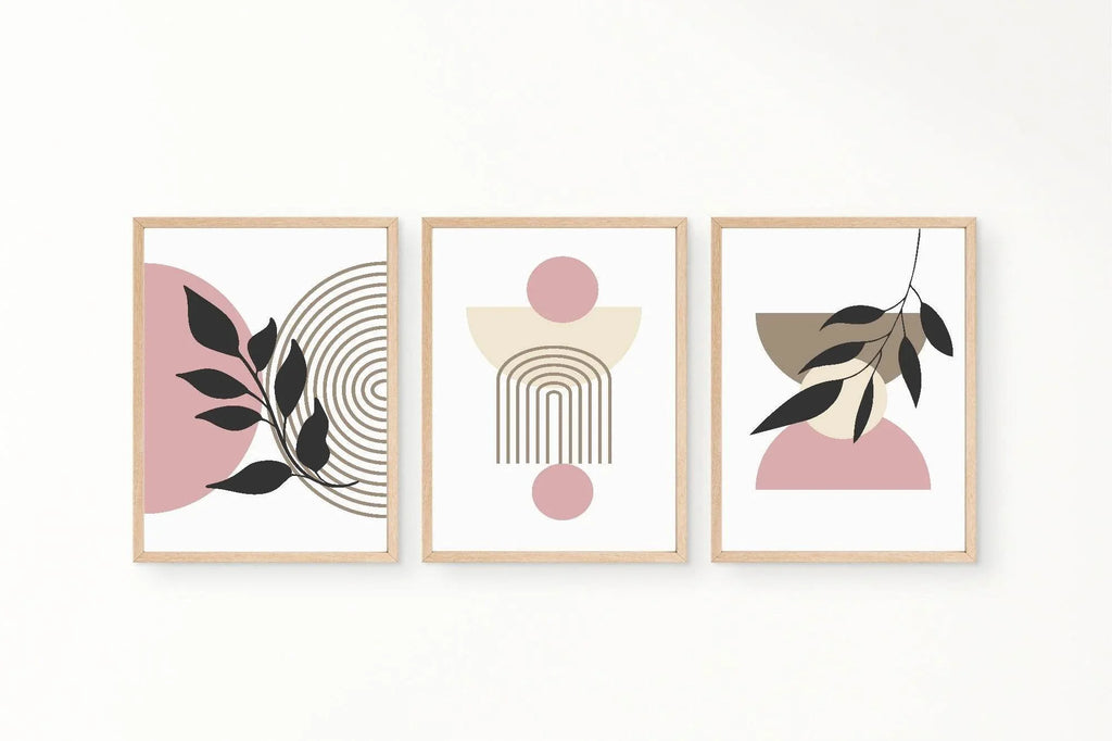 Pink Abstract Print | Floral | Coquette Wall Art - Larosier Prints