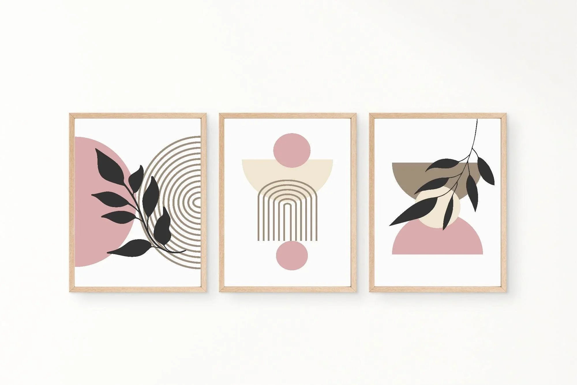 Pink Abstract Print | Floral | Coquette Wall Art - Larosier Prints