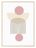 Pink Abstract Print | Coquette Wall Art - Larosier Prints