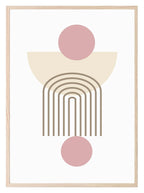 Pink Abstract Print | Coquette Wall Art - Larosier Prints
