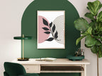 Floral Pink Print | Abstract Wall Art - Larosier Prints