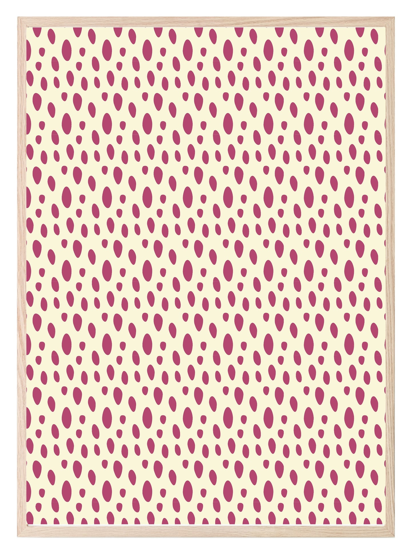 Pink Abstract Print | Waves | Leopard Print | Dots | Abstract Wall Art Pink Dots