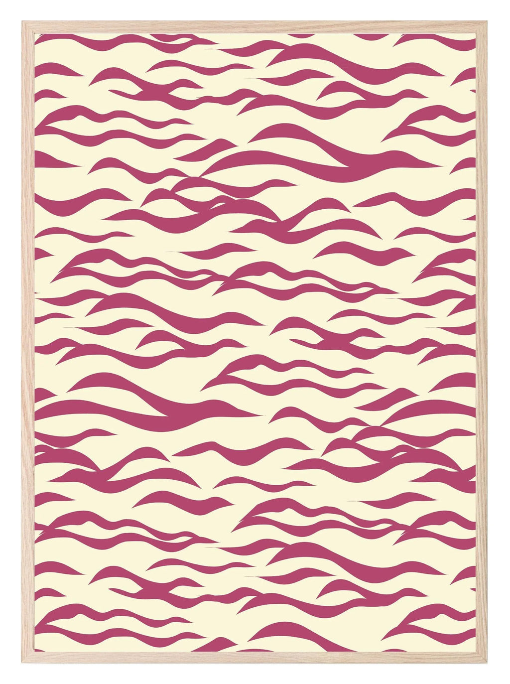 Pink Abstract Print | Waves | Leopard Print | Dots | Abstract Wall Art - Larosier Prints