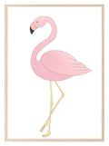 Flamingo Print | Coquette Wall Art - Larosier Prints