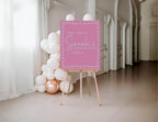 Pink & Blue Graduation Party Sign - Larosier Prints
