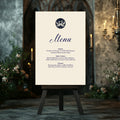 Celestial Swan wedding menu